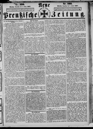 Neue preußische Zeitung vom 06.10.1887