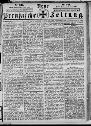 Neue preußische Zeitung vom 15.10.1887