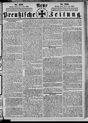 Neue preußische Zeitung vom 16.10.1887