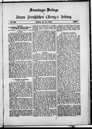 Neue preußische Zeitung vom 16.10.1887