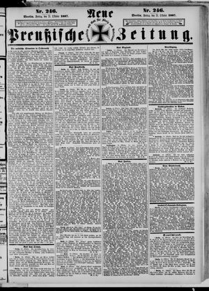Neue preußische Zeitung on Oct 21, 1887