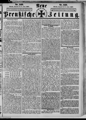 Neue preußische Zeitung vom 22.10.1887