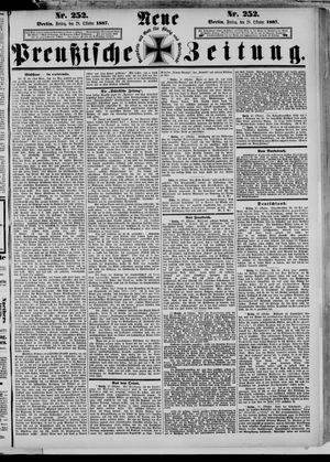 Neue preußische Zeitung vom 28.10.1887