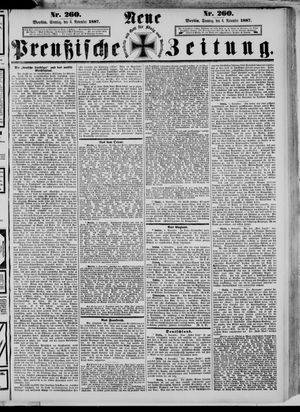 Neue preußische Zeitung vom 06.11.1887