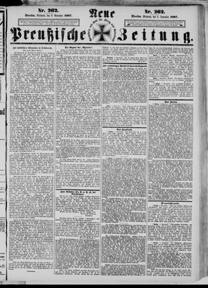 Neue preußische Zeitung vom 09.11.1887