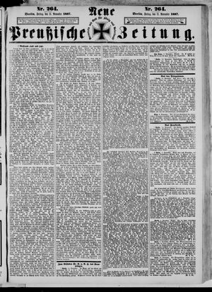 Neue preußische Zeitung vom 11.11.1887