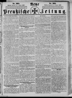 Neue preußische Zeitung vom 12.11.1887