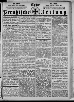 Neue preußische Zeitung vom 13.11.1887