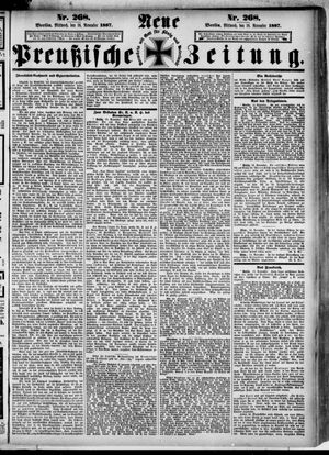 Neue preußische Zeitung vom 16.11.1887