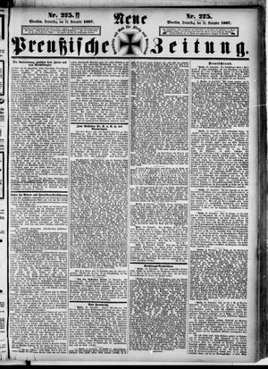 Neue preußische Zeitung vom 24.11.1887