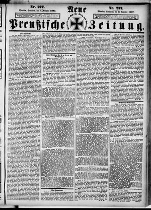 Neue preußische Zeitung vom 26.11.1887