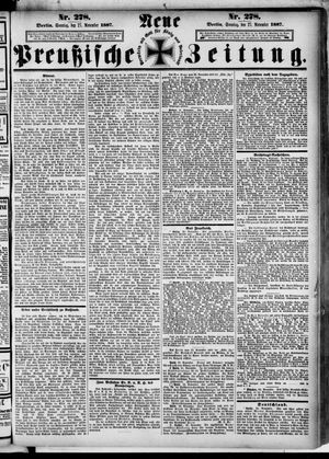 Neue preußische Zeitung vom 27.11.1887