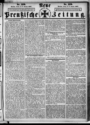 Neue preußische Zeitung vom 29.11.1887
