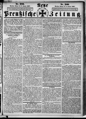 Neue preußische Zeitung vom 30.11.1887