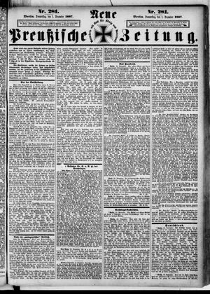 Neue preußische Zeitung vom 01.12.1887
