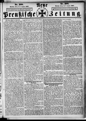 Neue preußische Zeitung vom 09.12.1887