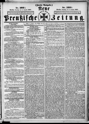 Neue preußische Zeitung vom 15.12.1887
