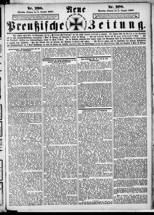Neue preußische Zeitung vom 21.12.1887