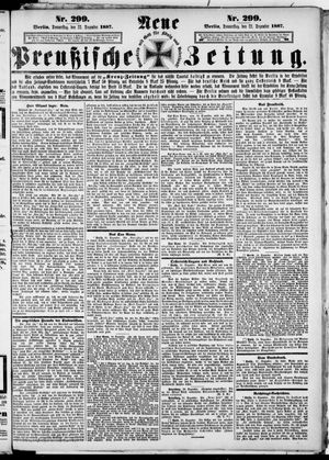 Neue preußische Zeitung vom 22.12.1887