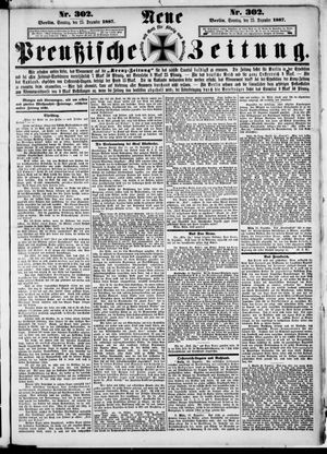 Neue preußische Zeitung vom 25.12.1887