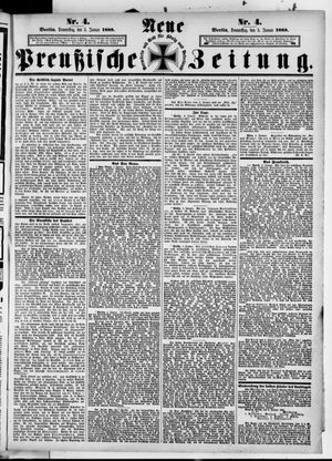 Neue preußische Zeitung vom 05.01.1888