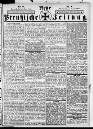 Neue preußische Zeitung vom 10.01.1888