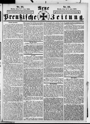 Neue preußische Zeitung vom 13.01.1888