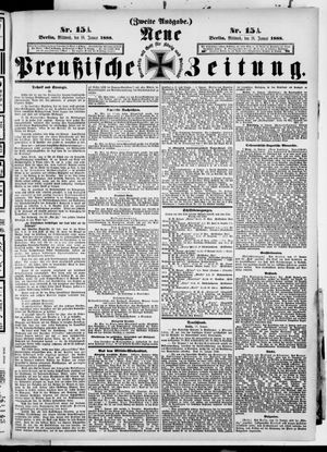 Neue preußische Zeitung vom 18.01.1888
