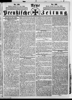 Neue preußische Zeitung vom 19.01.1888