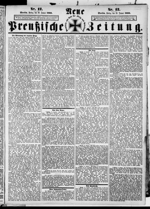 Neue preußische Zeitung vom 20.01.1888