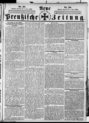 Neue preußische Zeitung vom 21.01.1888