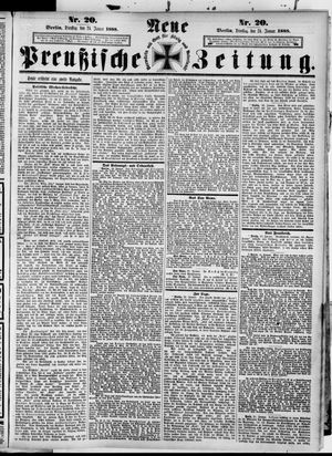 Neue preußische Zeitung vom 24.01.1888