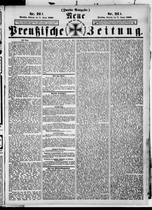Neue preußische Zeitung vom 25.01.1888