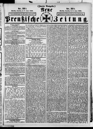 Neue preußische Zeitung vom 26.01.1888