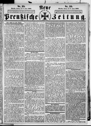 Neue preußische Zeitung vom 29.01.1888