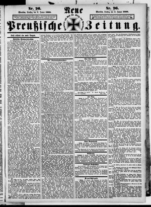 Neue preußische Zeitung vom 31.01.1888