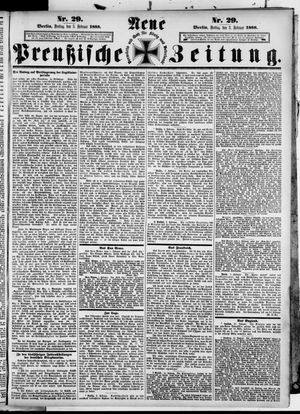 Neue preußische Zeitung vom 03.02.1888