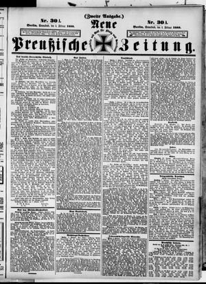 Neue preußische Zeitung vom 04.02.1888