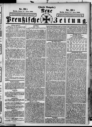 Neue preußische Zeitung vom 05.02.1888