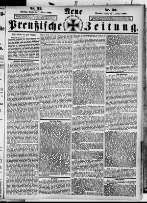 Neue preußische Zeitung vom 07.02.1888