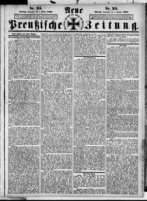 Neue preußische Zeitung vom 09.02.1888
