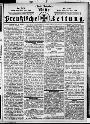 Neue preußische Zeitung vom 12.02.1888