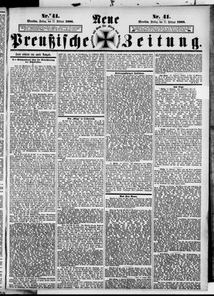 Neue preußische Zeitung vom 17.02.1888
