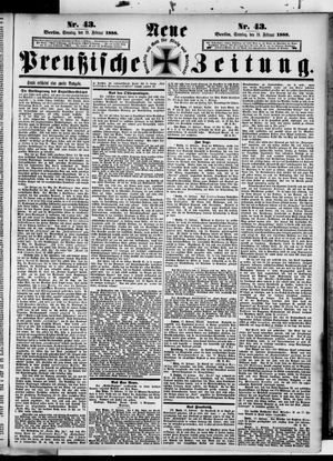 Neue preußische Zeitung vom 19.02.1888