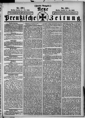 Neue preußische Zeitung vom 01.03.1888