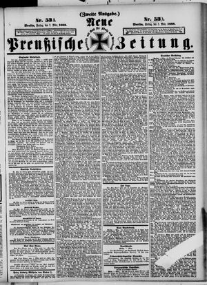 Neue preußische Zeitung vom 02.03.1888