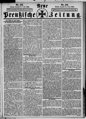 Neue preußische Zeitung vom 03.03.1888