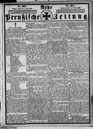 Neue preußische Zeitung vom 11.03.1888