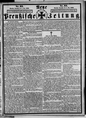 Neue preußische Zeitung vom 15.03.1888