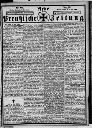 Neue preußische Zeitung vom 18.03.1888